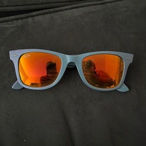 Purple and orange Ray-Bans